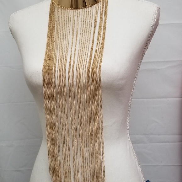 Natasha Accessories Gold-Tone Statement Necklace - Picture 6 of 8